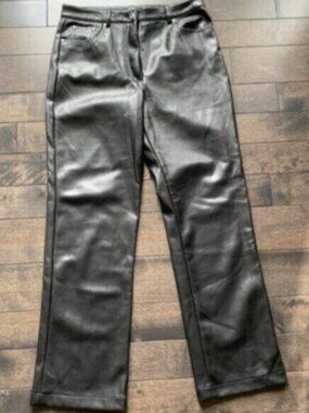 7 for all Mankind Faux Leather Jeans